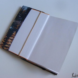 Színes erdő, vízhatlan könyvborító állítható szélességgel - könyv & zene - könyvtok - Meska.hu