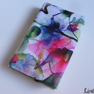 Akvarell, vízhatlan könyvborító állítható szélességgel - Meska.hu