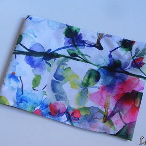 Akvarell, vízhatlan könyvborító állítható szélességgel - könyv & zene - könyvtok - Meska.hu