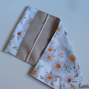 Margitvirág, vízhatlan könyvborító állítható szélességgel - könyv & zene - könyvtok - Meska.hu