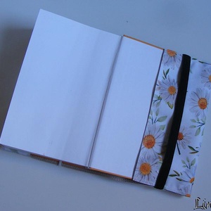 Margitvirág, vízhatlan könyvborító állítható szélességgel - könyv & zene - könyvtok - Meska.hu