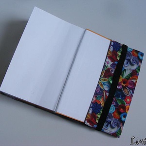 Quilling, vízhatlan könyvborító állítható szélességgel - könyv & zene - könyvtok - Meska.hu