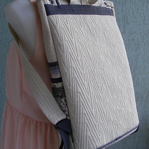 Téli erdő textil hátizsák  - táska & tok - hátizsák - hátizsák - Meska.hu