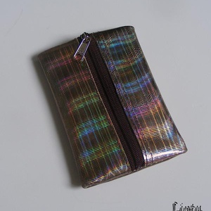 Valódi bőr kulcstartó, hologramos - táska & tok - kulcstartó & táskadísz - kulcstartó - Meska.hu