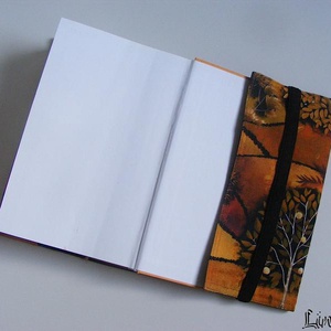 Őszi erdő, textil könyvborító állítható szélességgel - könyv & zene - könyvtok - Meska.hu