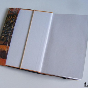 Őszi erdő, textil könyvborító állítható szélességgel - könyv & zene - könyvtok - Meska.hu