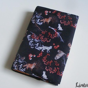 Erdei állatok, vízhatlan könyvborító állítható szélességgel, Könyv & Zene, Könyvtok, Varrás, MESKA