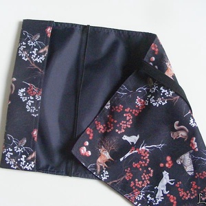 Erdei állatok, vízhatlan könyvborító állítható szélességgel - könyv & zene - könyvtok - Meska.hu