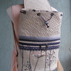 Madárka textil hátizsák  - táska & tok - hátizsák - hátizsák - Meska.hu
