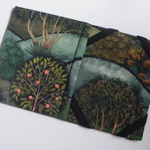 Zöld erdő, textil anyagból készült ebook olvasó kemény tok - táska & tok - ebook & tablet tok - Meska.hu