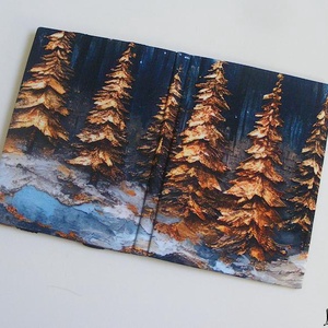 Színes erdő, vízhatlan ebook olvasó kemény tok - táska & tok - ebook & tablet tok - Meska.hu