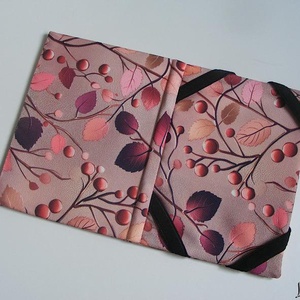 Rózsaszínű levelek, vízhatlan anyagból készült ebook olvasó kemény tok - táska & tok - ebook & tablet tok - Meska.hu