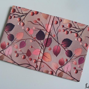 Rózsaszínű levelek, vízhatlan anyagból készült ebook olvasó kemény tok - táska & tok - ebook & tablet tok - Meska.hu