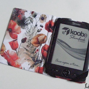 Pipacsok, vízhatlan anyagból készült ebook olvasó kemény tok - táska & tok - ebook & tablet tok - Meska.hu