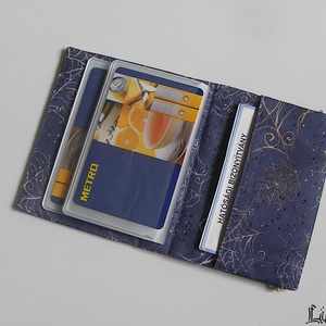 Stilizált pókháló, vízhatlan anyagból készült igazolványtartó és/vagy kártyatartó - táska & tok - pénztárca & más tok - kártyatartó & irattartó - Meska.hu