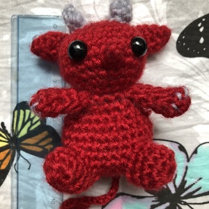Amigurumi ördög, Játék & Sport, Plüssállat & Játékfigura, Más figura, Horgolás, MESKA