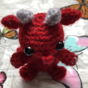Amigurumi ördög - játék & sport - plüssállat & játékfigura - más figura - Meska.hu