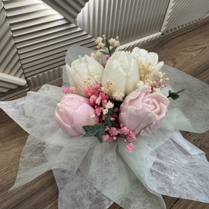 Tulipán minigyertyabox  - esküvő - emlék & ajándék - köszönőajándék - Meska.hu