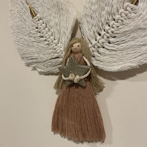 Karácsonyi angyal - karácsony - karácsonyi lakásdekoráció - karácsonyi lakásdíszek - Meska.hu