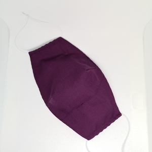 Szájmaszk - mosható pamut női lila gumis szájmaszk -  - Meska.hu