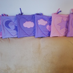 Patchwork baba garnitúra  - baba - mama - baba ágynemű - rácsvédő & baldachin - Meska.hu