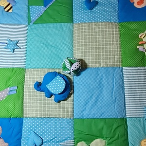 Patchwork  baba j�tsz�szőnyeg - baba - mama - baba játékok - játszószőnyeg - Meska.hu