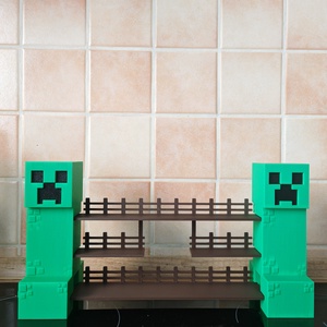 Minecraft kinderjoy figura tartó, Otthon & Életmód, Dekoráció, Asztal és polc dekoráció, Dekorációs tál, tartó, Mindenmás, MESKA