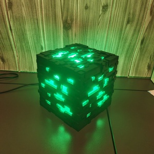 Világító minecraft kokca , Otthon & Életmód, Lámpa, Asztali lámpa, Mindenmás, MESKA