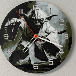 Star Wars Yoda tematikájú óra - Meska.hu
