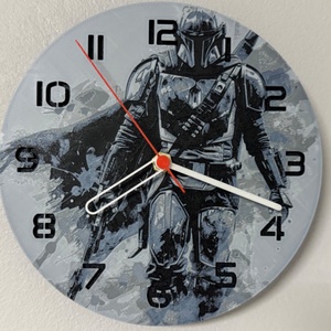 Star Wars Mandalóri tematikájú óra - Meska.hu