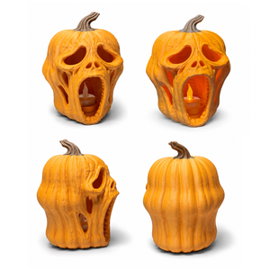 3D nyomtatott halloweeni dekor tök - otthon & életmód - dekoráció - halloween - halloweeni dekoráció - Meska.hu