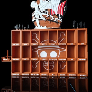 �� One Piece figuratartó Going Merry hajódísszel � 3D nyomtatott gyűjtői állvány - otthon & életmód - dekoráció - asztal és polc dekoráció - dekorációs tál, tartó - Meska.hu