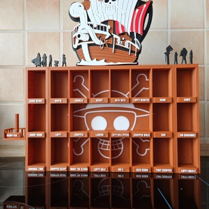 �� One Piece figuratartó Going Merry hajódísszel � 3D nyomtatott gyűjtői állvány - Meska.hu