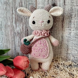 Horgolt kecskegida - amigurumi horgolt figurák - Meska.hu