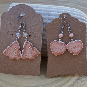 Straszos karácsonyfa keksz fülbevaló - ékszer - fülbevaló - lógó fülbevaló - Meska.hu Straszos karácsonyfa keksz fülbevaló - ékszer - fülbevaló - lógó fülbevaló - Meska.hu