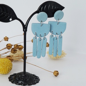 Kék bedugós fülbevaló - ékszer - fülbevaló - lógó fülbevaló - Meska.hu Kék bedugós fülbevaló - ékszer - fülbevaló - lógó fülbevaló - Meska.hu