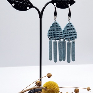 Kék lógós fülbevaló - ékszer - fülbevaló - lógó fülbevaló - Meska.hu Kék lógós fülbevaló - ékszer - fülbevaló - lógó fülbevaló - Meska.hu