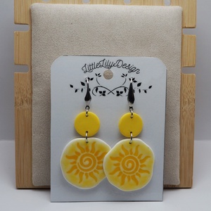 Napsárga fülbevaló - ékszer - fülbevaló - lógó fülbevaló - Meska.hu Napsárga fülbevaló - ékszer - fülbevaló - lógó fülbevaló - Meska.hu