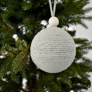 Nagy gömb karácsonyfadísz - karácsony - karácsonyi lakásdekoráció - karácsonyfadíszek - Meska.hu