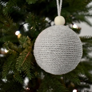 Nagy gömb karácsonyfadísz - karácsony - karácsonyi lakásdekoráció - karácsonyfadíszek - Meska.hu