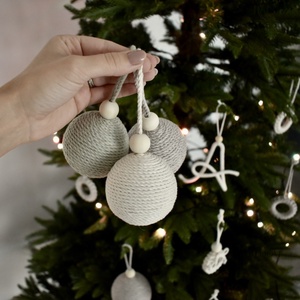 Nagy gömb karácsonyfadísz - karácsony - karácsonyi lakásdekoráció - karácsonyfadíszek - Meska.hu