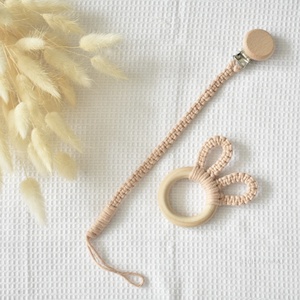 Makramé cumilánc és rágóka Szett - Meska.hu