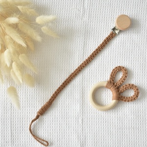 Makramé cumilánc és rágóka Szett - Meska.hu