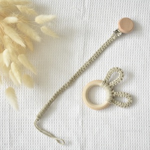 Makramé cumilánc és rágóka Szett - Meska.hu