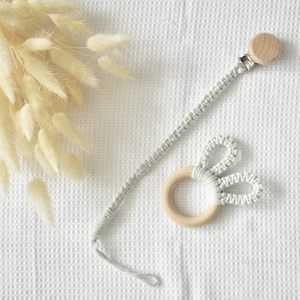 Makramé cumilánc és rágóka Szett - Meska.hu