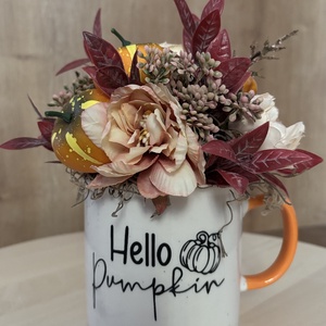 Hello pumpkin asztaldísz - Meska.hu