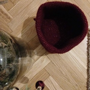 Horgolt kiskosár/ tároló - otthon & életmód - tárolás & rendszerezés - tárolókosár - Meska.hu