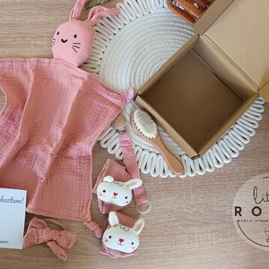 Nyuszis ajándékcsomag - játék & sport - babalátogató ajándékcsomag - Meska.hu