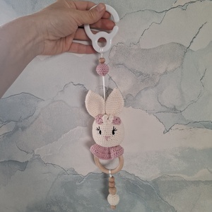 Horgolt nyuszis ajándékcsomag  - játék & sport - babalátogató ajándékcsomag - Meska.hu