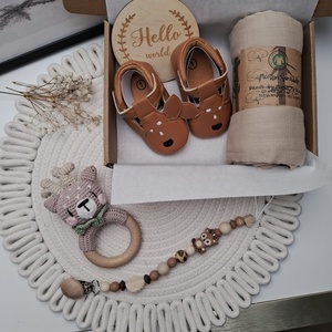 Őzikés babalátogató ajándékcsomag  - játék & sport - babalátogató ajándékcsomag - Meska.hu